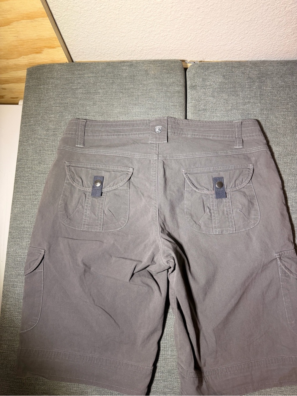 Kuhl Women's Gray Cargo Bermuda Shorts